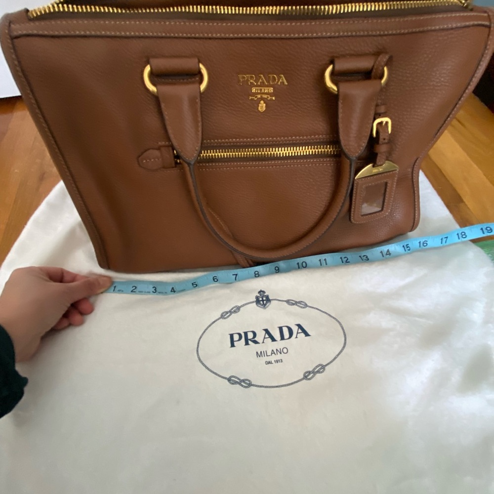 NWT Prada cow leather hangbag